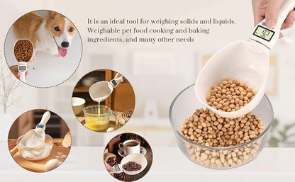 Electronic Measuring Spoon Scale, Digital Kitchen Weight Spoon for Cooking Baking & Pet Feeding