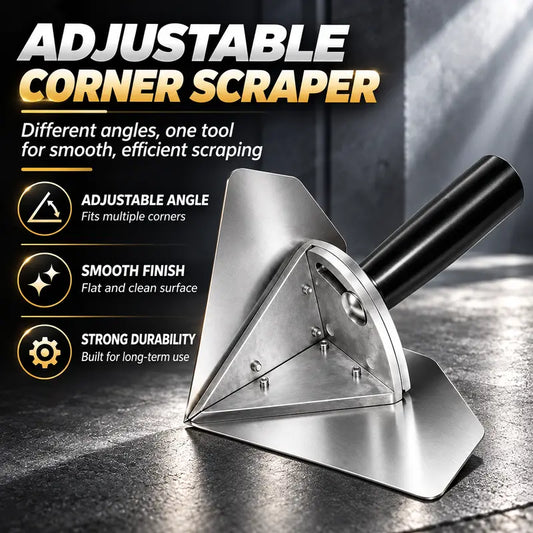 > Interior Corner Finishing Trowel, Stainless Steel, for Plaster Putty Wall Work