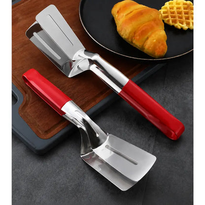 Stainless Steel Steak Spatula Clamp for Kitchen