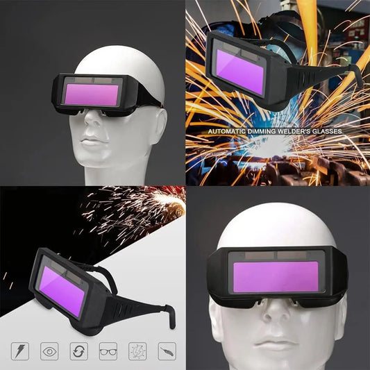1 Pack Welder Safety Glasses Auto-Darkening Goggles