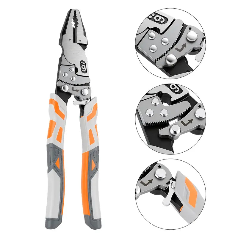 Self-Locking Ratchet Pliers Heavy Duty 55 Steel Tools & Hardware