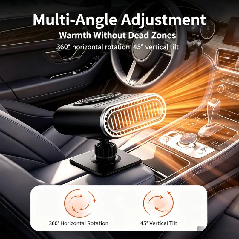 12V Portable Car Heater, Windshield Defogger Defroster Heater for Car Truck