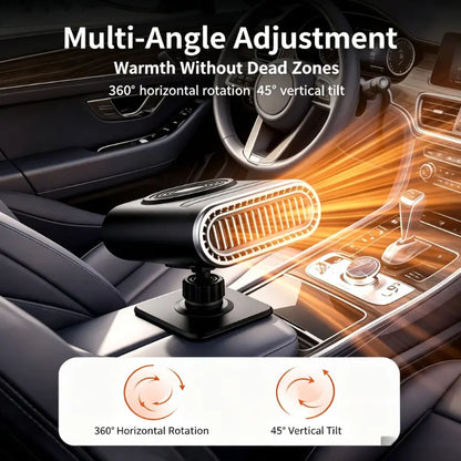 12V Portable Car Heater, Windshield Defogger Defroster Heater for Car Truck