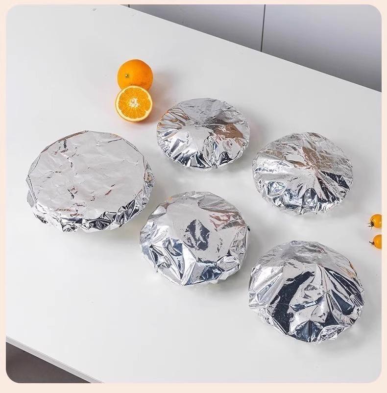 Home dining table & food container aluminum foil heat-retaining cover