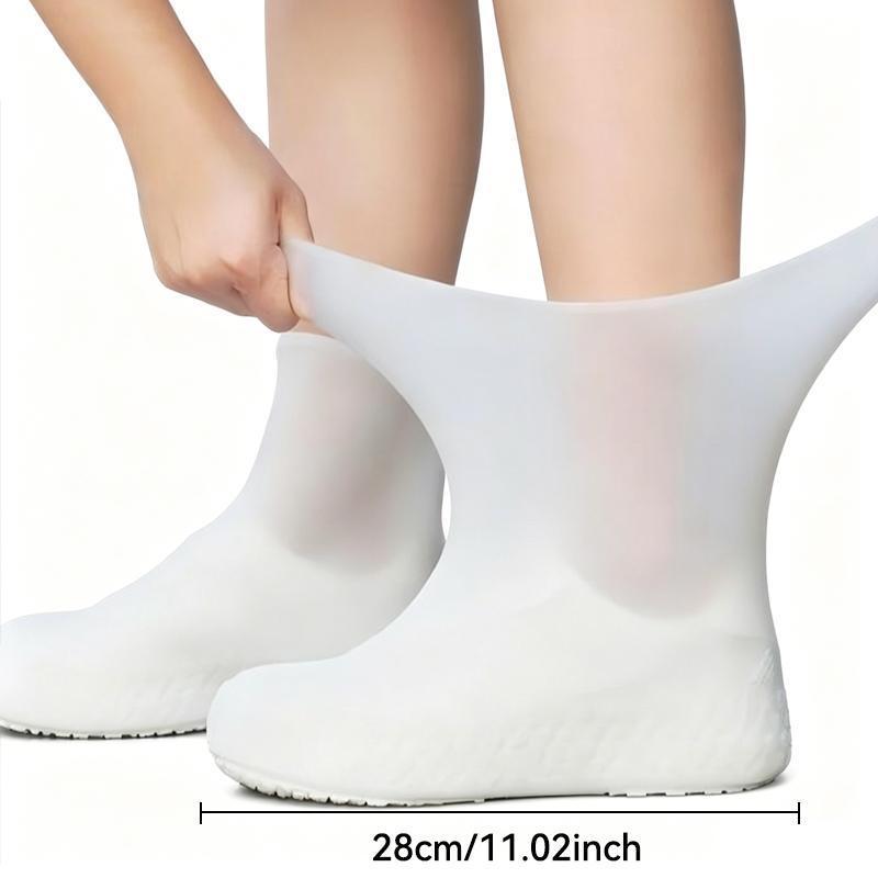 Reusable Latex Rain Boot Covers, Waterproof Durable Outdoor Shoe Protectors, Multiple Colors