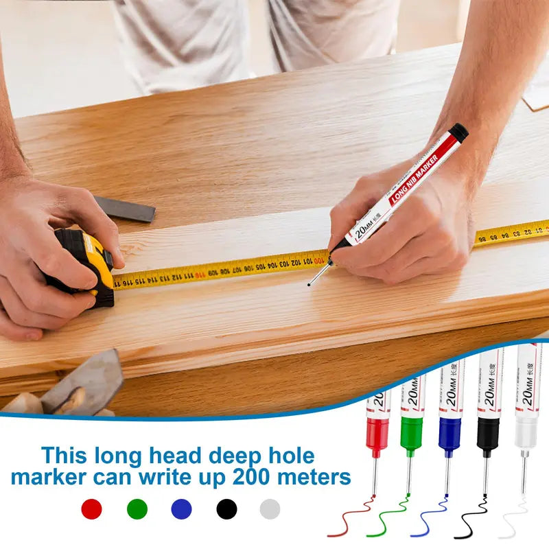 Long Handled Deep Hole Marker , 5-Pack