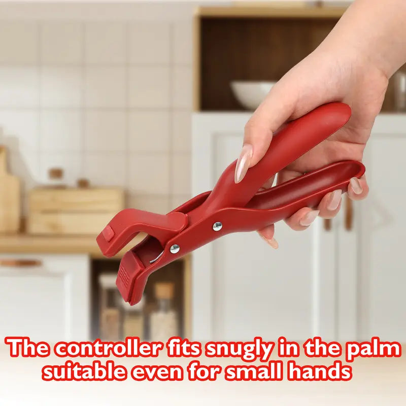 2 Counts Hot Plate Gripper, red and green set, resistant to daily wear Durable Cooking Tools Holder
