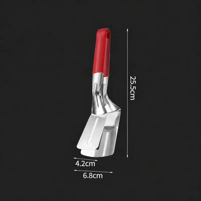 Stainless Steel Steak Spatula Clamp for Kitchen