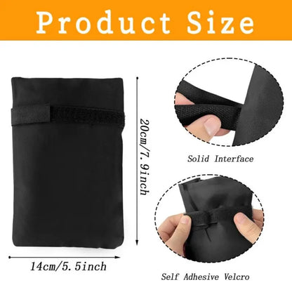 4 Pack Outdoor Faucet Cover, Waterproof Thermal Winter Garden Faucet Protector, Fire Pattern