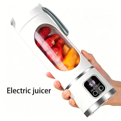 USB Rechargeable Portable Blender 15.22oz LED Display ABS Mini Smoothie Juicer