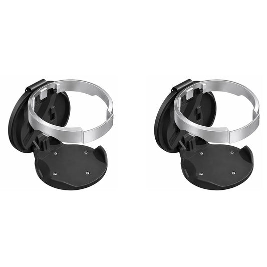 Foldable Universal Car Cup Holder with Hook, Vehicle Drink Holder for Bottles Cups Tumblers, Car Storage Organizer